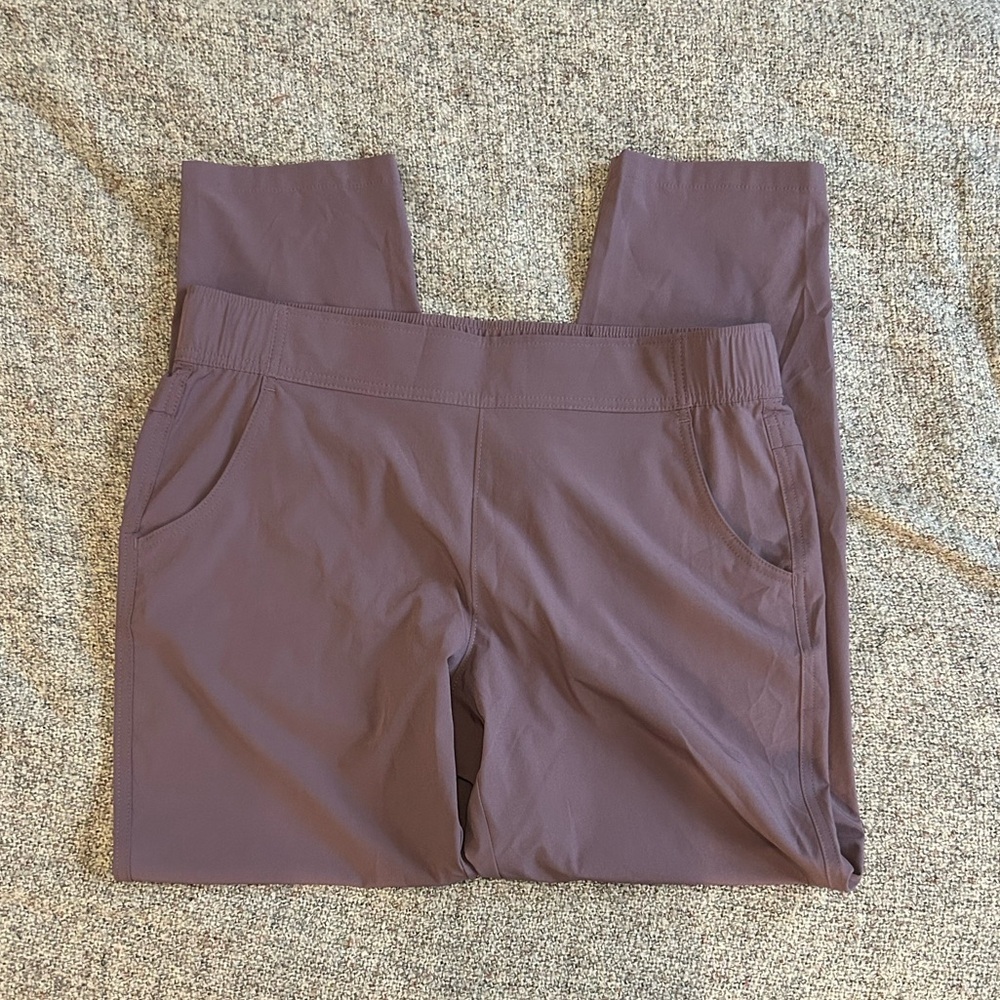 Eddie Bauer Traveler Ankle Pant in Dusty Violet - Picture 2 of 9